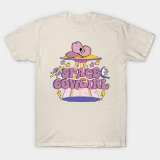 Vintage Space Cowgirls Party Rodeo T-Shirt